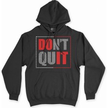 Cix Dont Quit Siyah Sweatshirt Hoodie