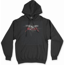 Cix Seek And Destroy Metallica Siyah Sweatshirt Hoodie