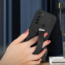 Xiaomi Redmi Note 8 Kılıf Zebana Classic Deri Kılıf Siyah