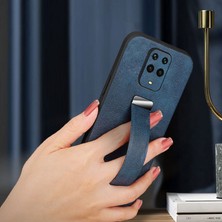 Xiaomi Redmi Note 9s Kılıf Zebana Classic Deri Kılıf Lacivert