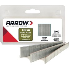 Arrow BN1812 20MM 2000 Adet Profesyonel Kesik Başlı Çivi