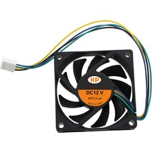 DC 8cm 12 Volt 4 Pinli Fan 8*8*1.5 cm soğutucu fan