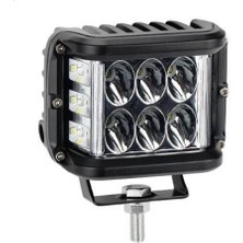 Xenled Metal Gövde Sis Farı Off Road LED Sarı Beyaz Fonksiyonlu Çakar 2 Adet