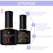 Born Pretty 10 ml Black Spar Kalıcı Oje Bp-80 (53226)