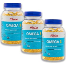 Balen Omega 3 Norveç Balık Yağı () 1380 Mg 100 Kapsül x 3 Adet