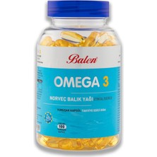 Balen Omega 3 Norveç Balık Yağı () 1380 Mg 100 Kapsül x 3 Adet