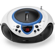 Lenco Scd-38 Mavi Taşınabilir Müzik Seti Radyo CD Çalar Mp3 USB