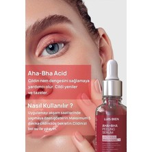 Luis Bien Leke Serumu + Aha Bha Serum + C Vitamini Serum ( Leke Karşıtı Besleyici ve Onarıcı Cilt Bakım Seti)