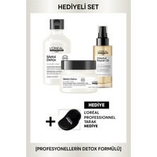 L'oreal Professionnel Serie Expert Metal Detox, Profesyonellerin Detox Formülü Saç Bakım Seti