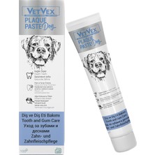 VETVEX Plaque Paste * Köpekler Için Diş ve Diş Eti Bakımı Plak ve Tartar Önleme 100 gr -Vetvex