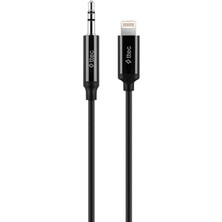 Ttec Aux To Lightning iPhone Ses Kablosu 100 Cm, 1 Metre Siyah 2 Yıl Garantili Yüksek Kalite - 2DK42S