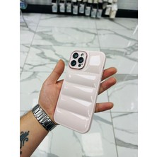 HappyCase iPhone 12 Pro Puffer Hologram Kılıf Parlak Kılıf Yastık Kılıf Kamera Korumalı Kılıf