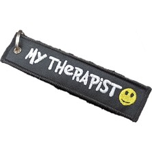 Yeles My Therapist Motorcu Kumaş Anahtarlık