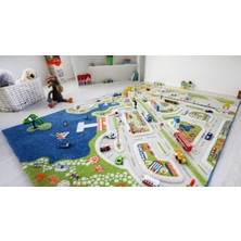 Mini Şehir 3D Oyun Halısı