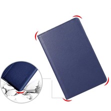 Case 4U Samsung Galaxy Tab S7 T870 Uyumlu Uyku Modlu 360 Derece Dönebilen Standlı Tablet Kılıfı Kırmızı