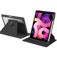 Case 4U Apple iPad Pro 10.5 (7.Nesil) Kalem Bölmeli Nayn 360 Derece Dönebilen Standlı Kılıf Açık Mavi