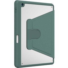 Case 4U Apple iPad Pro 10.5 (7.Nesil) Kalem Bölmeli Nayn 360 Derece Dönebilen Standlı Kılıf Açık Mavi