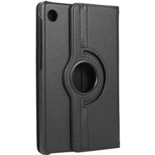 Case 4U Huawei MatePad T8 Uyku Modlu 360 Derece Dönebilen Standlı Tablet Kılıfı Pembe