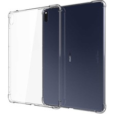 Case 4U Huawei MatePad 10.4 Kılıf Darbe Emici Nitro Anti Shock Silikon Kapak Şeffaf