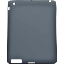 Case 4U Apple iPad 2 / 3 / 4 Kılıf Yumuşak Premier Sky Silikon Tablet Arka Kapak Lacivert