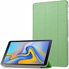 Case 4U Samsung Galaxy Tab A T590 Uyumlu Smart Cover Katlanabilir Standlı Tablet Akıllı Kapak Yeşil