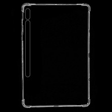 Case 4U Samsung Galaxy Tab S7 Plus T970 Uyumlu Kılıf Darbe Emici Nitro Anti Shock Silikon Kapak Şeffaf