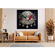 Bestablo Osmanlı Arması Kanvas Tablo