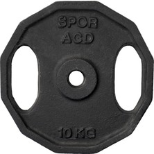 ACD Spor 100 kg Döküm 150 cm Vidalı Ağırlık Halter Dambıl Set