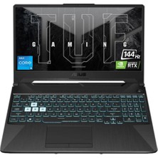 Asus Tuf F15 Gaming FX506HC-HN409 Intel Core i5 11400H 16 GB 512 GB SSD 4 GB RTX3050 144Hz Windows 11 Home 15.6" Taşınabilir Bilgisayar HN40925 ZETTAÇANTA