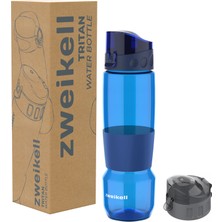 Zweikell Pivot Switch Royal Blue Bpa Içermez 650 ml Tritan Kırılmaz Suluk-su Matarası - Yedek Kapak Hediyeli