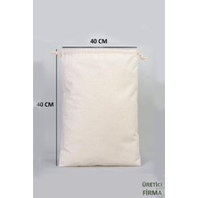 Çantapak Ham Bez Kese/torba/ Organizer 40X40 (5 Adet)