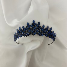 Luxury Wedding Accessories Subya Lacivert Nişan/kına/ Gelin Tacı