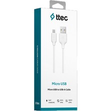 Ttec Micro USB Kablosu Beyaz