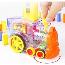 Happy Toys Domino Treni / Domino Dizmek Artık Çocuk Oyuncağı