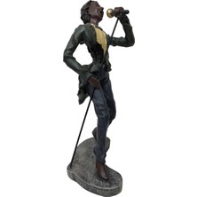 Boho Bazzar Müzisyen / Şarkıcı Dekoratif Biblo 41CM