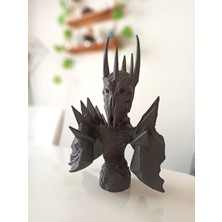 Carbontech3D Sauron - Lotr 45 cm Büst Heykel