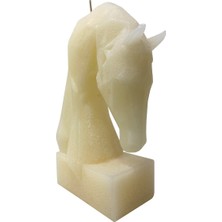 Boho Bazzar At Kafası Tasarım Mum 19CM