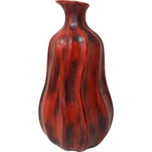 Boho Bazzar Bordo  Vazo Küçük Boy 31CM