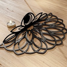 Goodsvio Home & Living Resenne Mandala Desenli Metal Duvar Mumluğu (Large)