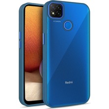 Xiaomi Redmi 9c Kılıf Guard Kamera Korumalı Silikon Kılıf Lacivert