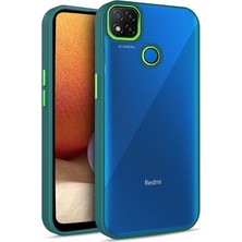 Xiaomi Redmi 9c Kılıf Guard Kamera Korumalı Silikon Kılıf Yeşil