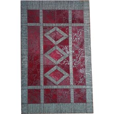 Dst Hakiki Deri Patchwork Halı