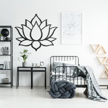 Goodsvio Home & Living Lotus Çiçeği Metal Duvar Dekoru