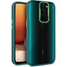 Xiaomi Redmi Note 8 Pro Kılıf Guard Kamera Korumalı Silikon Kılıf Yeşil