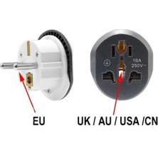 Umut Bilişim Universal Dişi Türk Erkek Fiş Dönüştürücü - Ülkeler Arası Fişi Dönüştürücü Adaptör