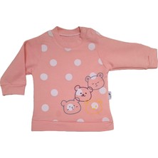 Bebedex's Kids Pamuk Sweatshirt&pantolon Şişme Yelekli 3 Lü Kız Bebek Takımı