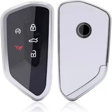 Yıldız Tuning Skoda Octavia A8 2021 Anahtar Kılıfı Beyaz Renk