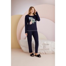 Sevim 13246 Bayan Baskılı Pijama Takım