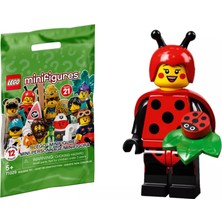 LEGO 71029 Minifigür Seri 21 4 - Ladybird Girl Minifigür