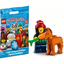 LEGO 71032 Minifigür Seri 22 - 5 - Horse And Groom Minifigür